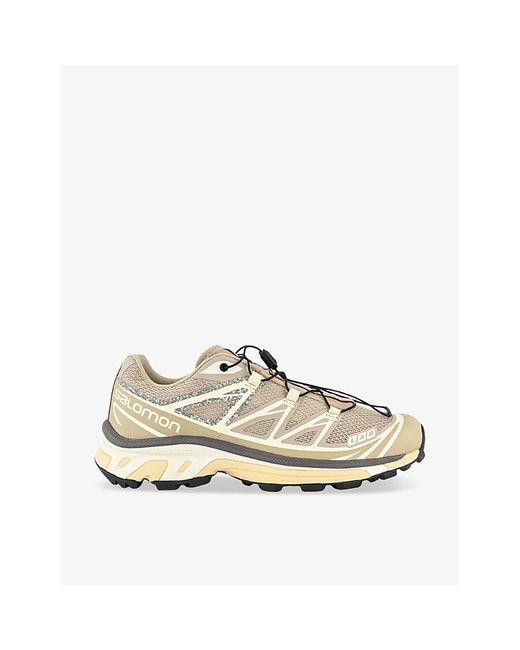 Salomon Natural Xt-6 Mindful Quick-lace Recycled-mesh Low-top Trainers