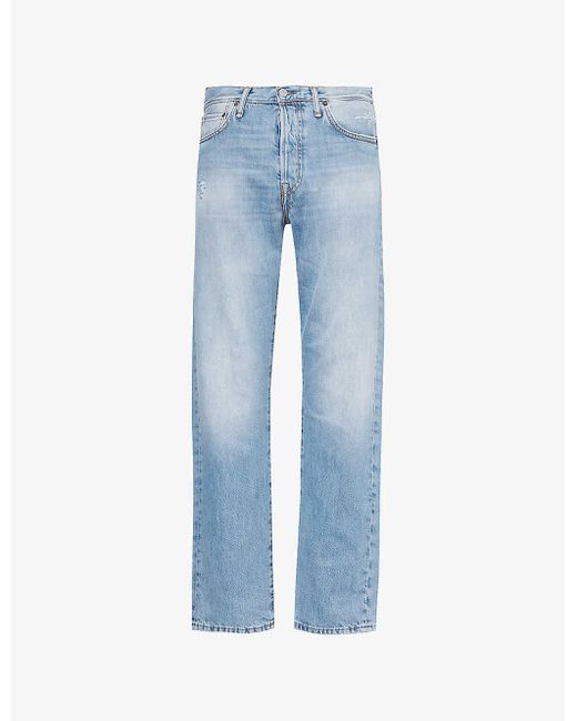 Acne Blue 1996 Distressed Denim Jeans for men