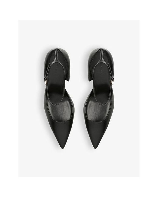 Givenchy Black Show Stocking Leather Heeled Courts