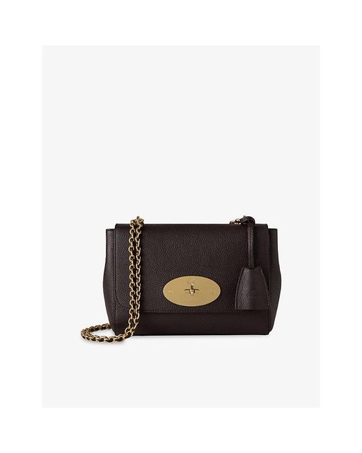 Mulberry Black Lily Small Leather Shoulder Bag