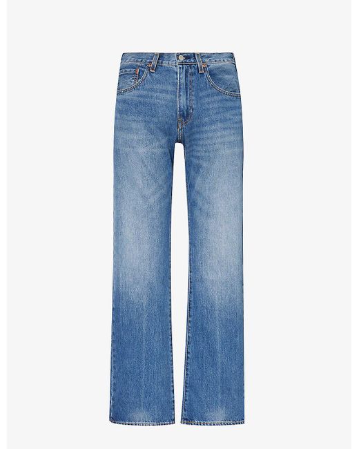 Levi's Blue 517 Bootcut Straight-leg Jeans for men