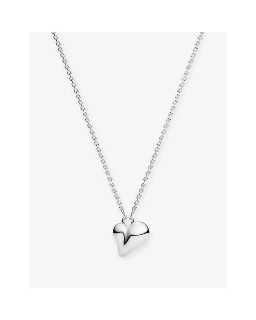 Sif Jakobs Metallic Lauria Parvus Rhodium-Plated 925 Sterling- Necklace