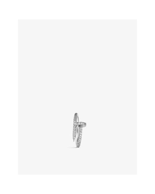 Cartier White Juste Un Clou 18Ct- And Diamond Ring