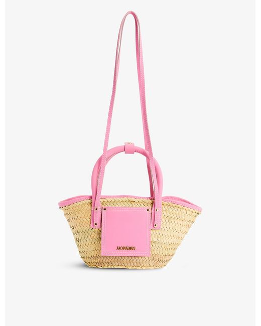 jacquemus le panier soleil straw bag