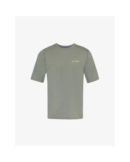 Arc'teryx Gray Cormac Brand-print Woven T-shirt Xx for men
