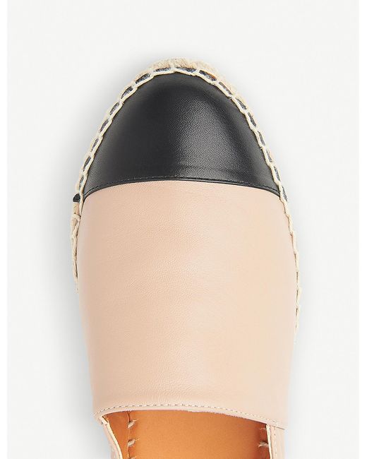 LK Bennett Talia Espadrille Leather Sandals in Natural | Lyst