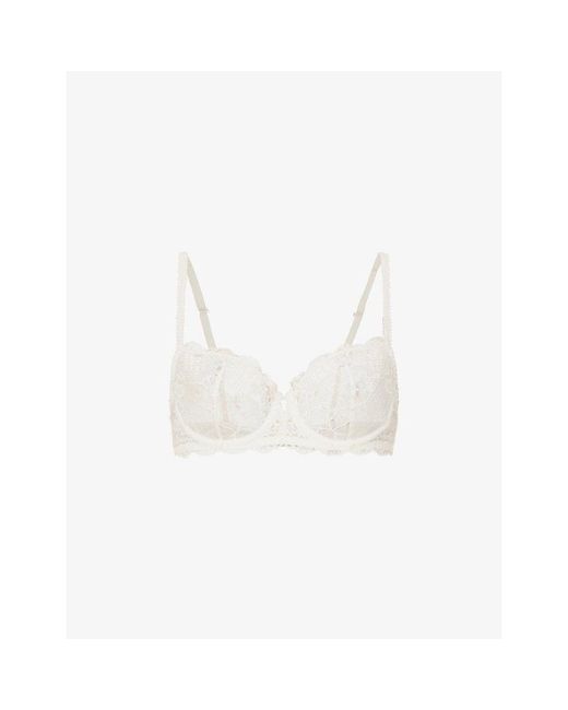 Simone Perele Multicolor Reve Lace Half-Cup Bra