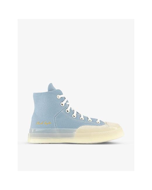 Converse Chuck 70 Marquis Hi Canvas And Suede High-top Trainers in Blue for  Men | Lyst