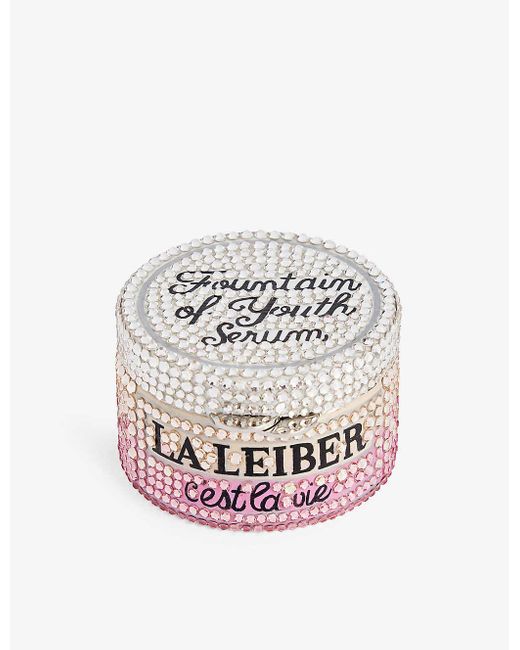 Judith Leiber Pink Miniature La Leiber Crystal-embellished Brass Clutch