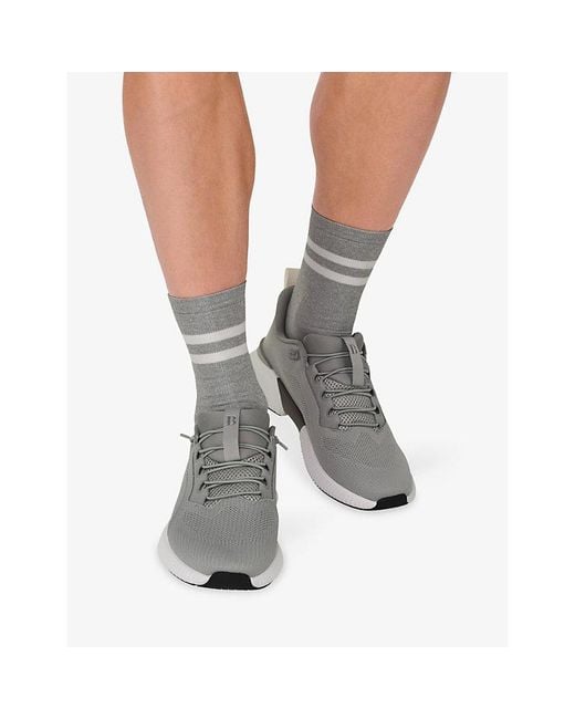 Boggi White Endurance Technical Fabric Knitted Trainers for men