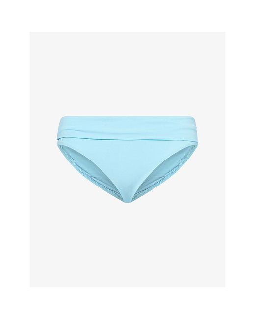 Melissa Odabash Blue Brussels Hipster Bikini Bottoms