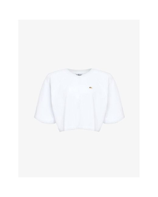 Fiorucci White Angels Brand-appliqué Cotton-jersey T-shirt