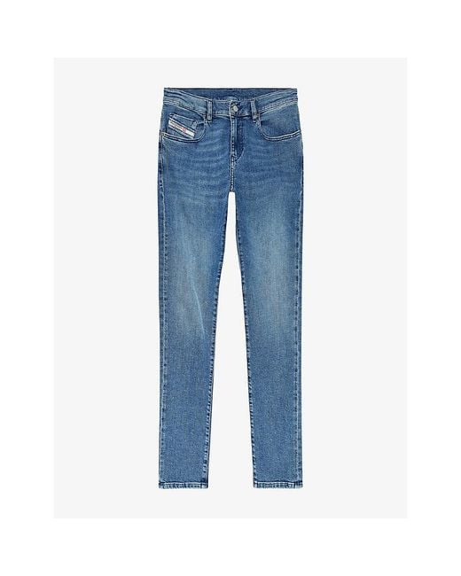 DIESEL Blue 2019 D-Strukt Slim-Leg Denim Jeans for men