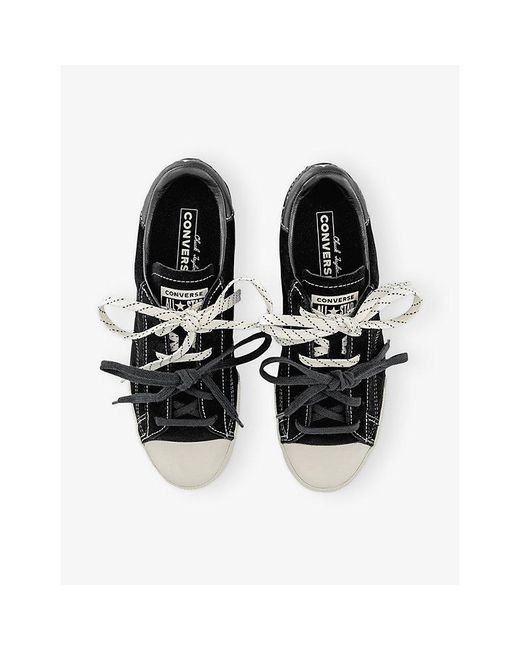 Converse Black Chuck Lo Pro Suede Trainers