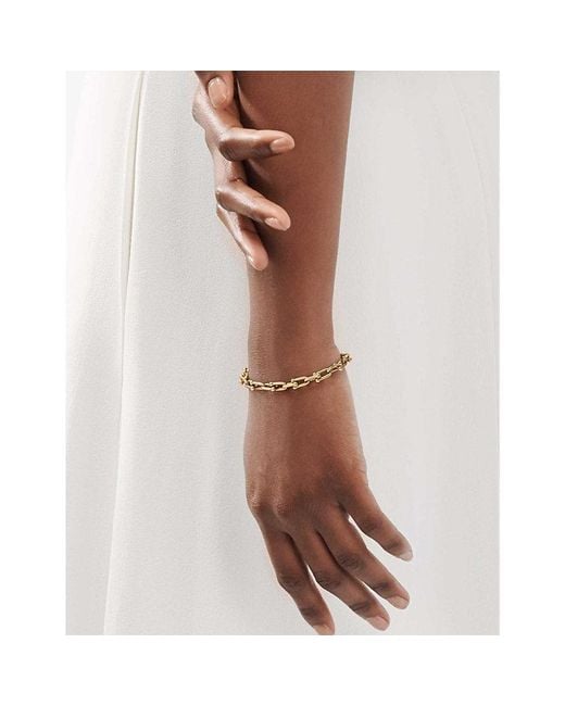 Tiffany & Co Metallic Tiffany Hardwear 18Ct Link Bracelet