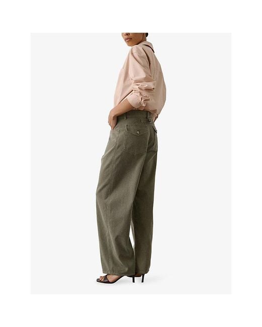 Soeur Natural Itaque Relaxed-Fit Cotton-Poplin Shirt