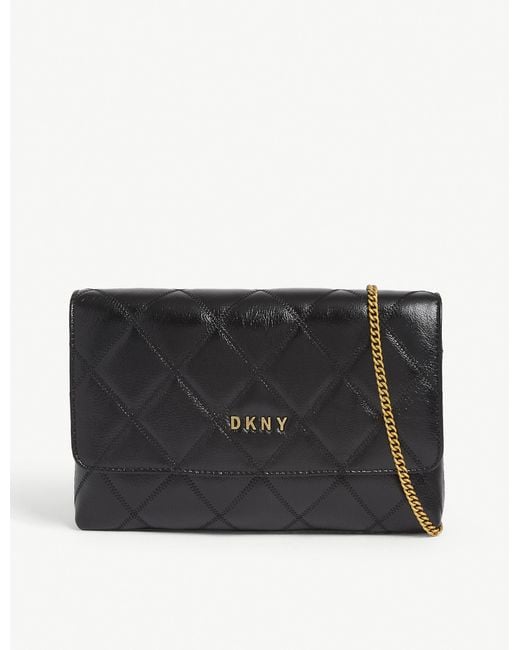 DKNY Black Sofia Clutch Bag