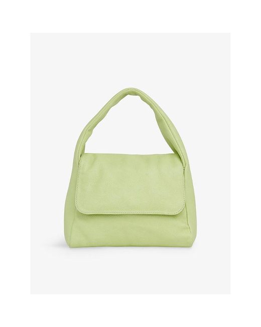 Whistles Brooke Puffy-style Leather Mini Tote Bag in Green | Lyst