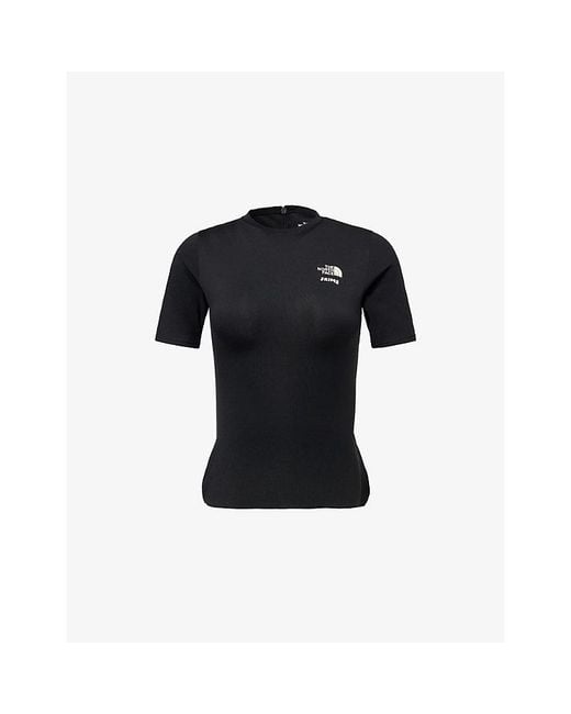 The North Face Black X Skims Refina Stretch-Woven Short-Sleeve Top