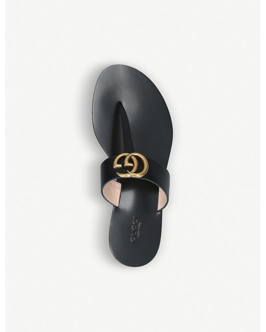 gucci marmont t strap sandal
