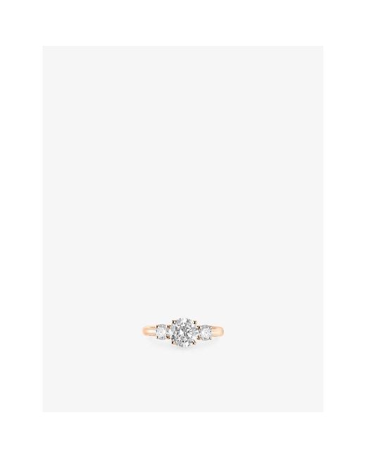 The Diamond Lab White Timeless Brillant-Cut 18Ct Rose- And 1.99Ct Lab-Grown Diamond Ring
