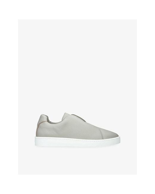 Aurélien White Aur3 Suede Trainers for men