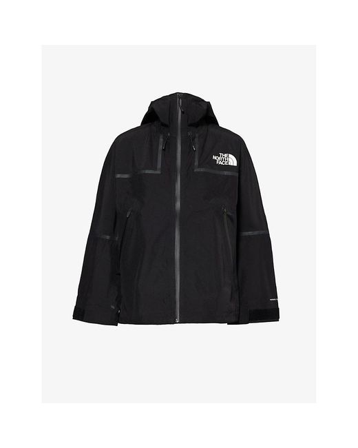 The North Face Black Brand-patch Funnel-neck Regular-fit Shell Jacket