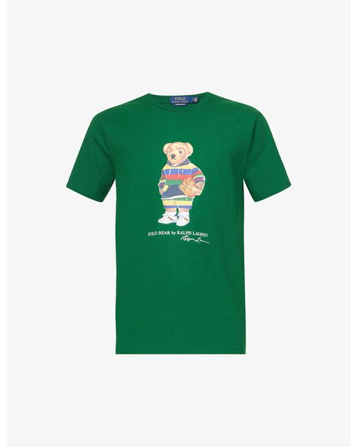 Polo Ralph Lauren Polo Bear Graphicprint Cottonjersey Tshirt in