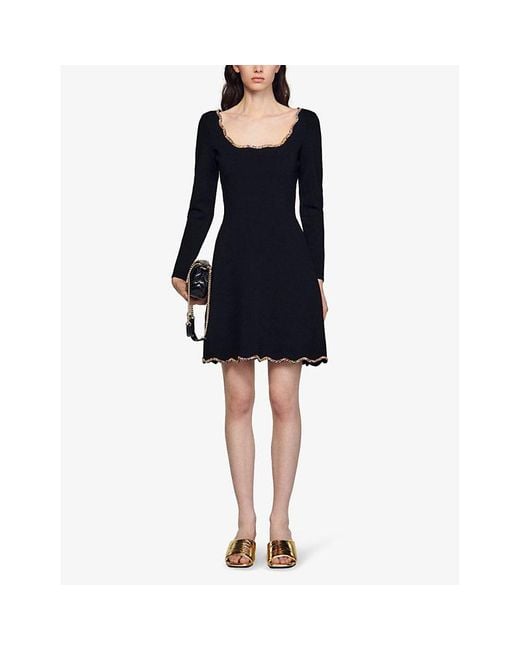 Likely scalloped cheap dress