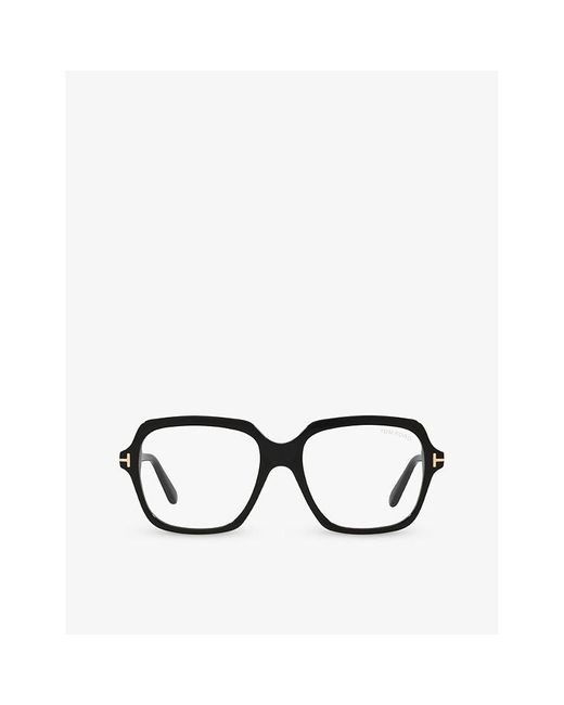 Tom Ford Black Ft5894 Square-frame Acetate Glasses for men
