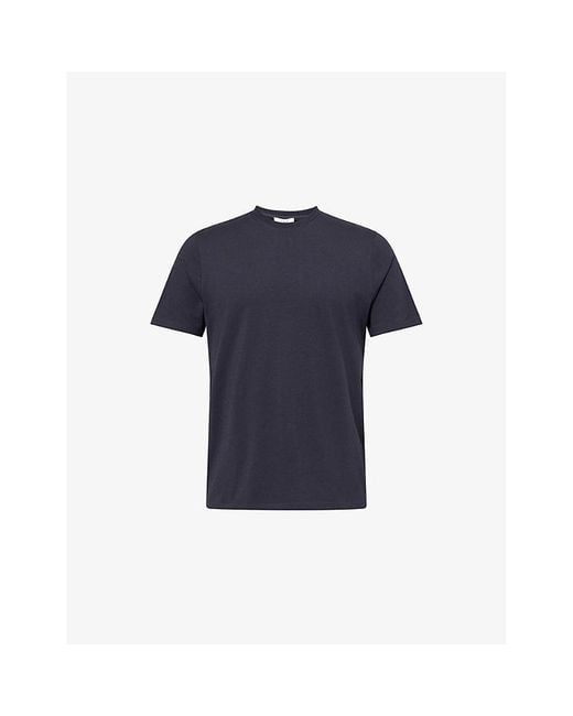 Arne Blue Essential Slim-Fit Cotton-Jersey T-Shirt for men