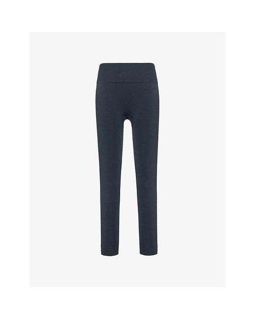 GYMSHARK Blue Everyday Seamless Stretch-Woven Leggings