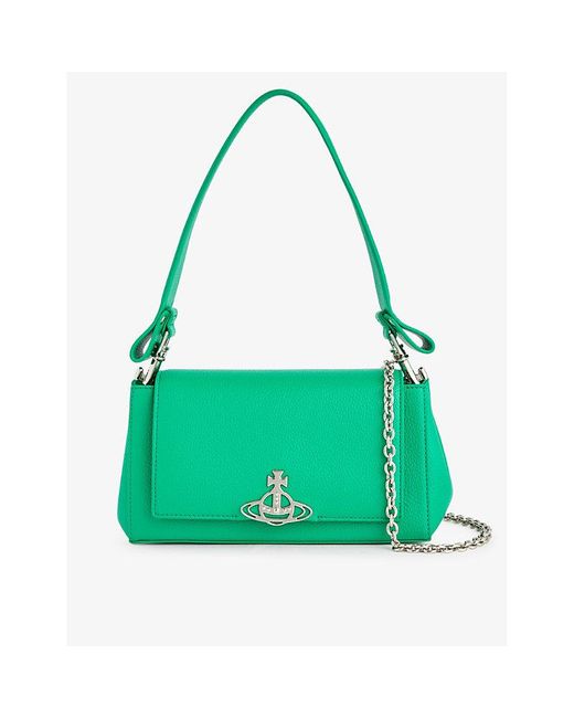 Vivienne Westwood Green Hazel Faux-leather Top-handle Bag
