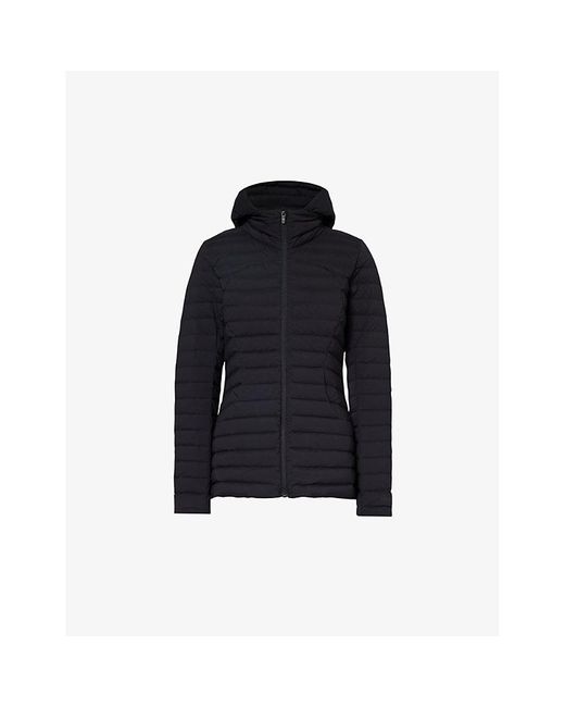 lululemon athletica Blue Pack It Down Funnel-Neck Stretch-Woven Jacket