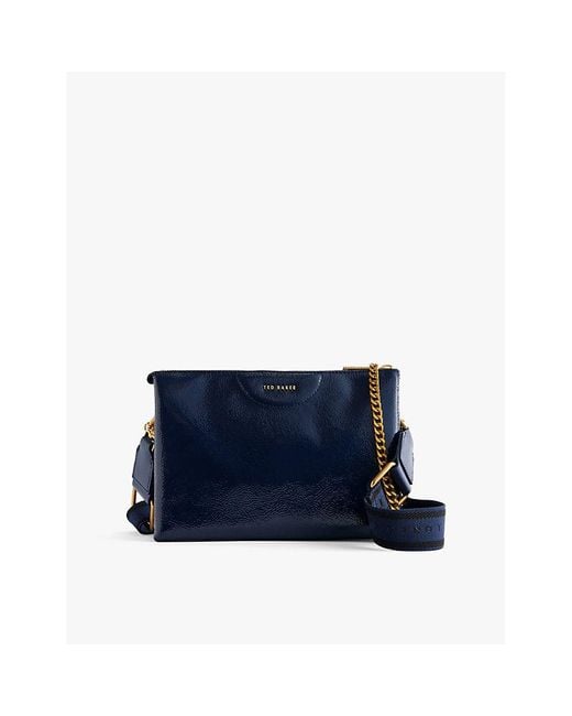Ted Baker☆Esille Crossbody bag パテントレザー 3色【英国発】 Ted Baker☆Esille Crossbody bag パテントレザー 3色【英国発