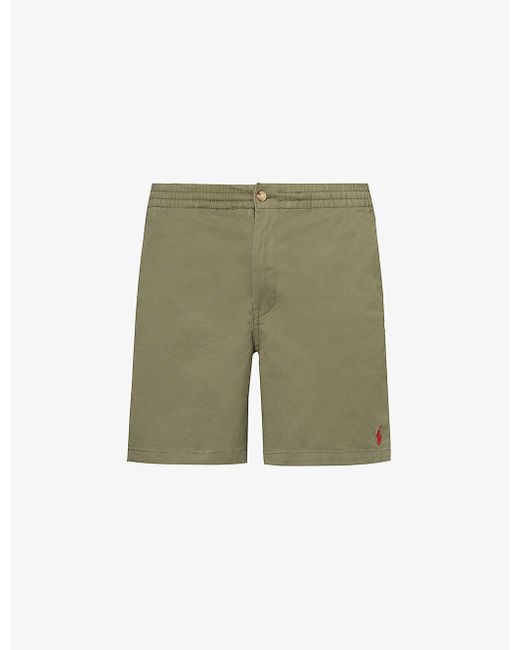 Polo Ralph Lauren Green Classic-fit Brushed-twill Stretch-cotton Shorts for men