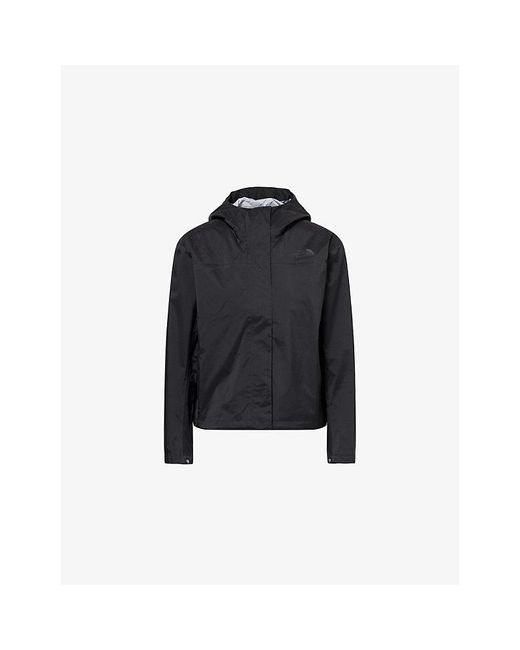 The North Face Black Voyage Rain Hooded Shell Jacket