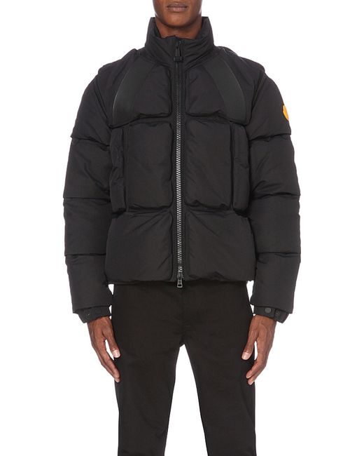 Moncler Black X Off-white Quilted Padded Jacket for men