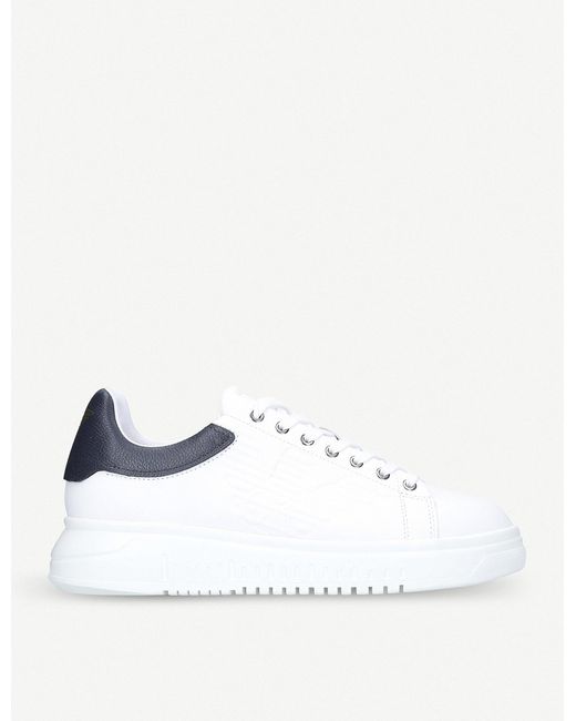 armani white trainers