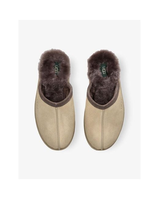 Ugg Natural Scuff Suede Slippers for men