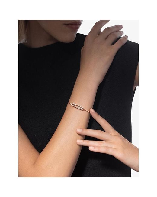 Messika White Move Classique 18Ct And 0.56Ct Diamond Bangle