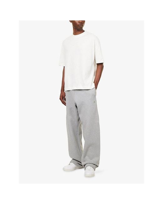 The Couture Club White Emblem Slub Cotton-Jersey T-Shirt for men