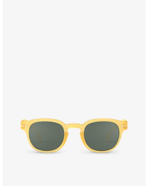 Izipizi Yellow #c Square-frame Acetate Sunglasses