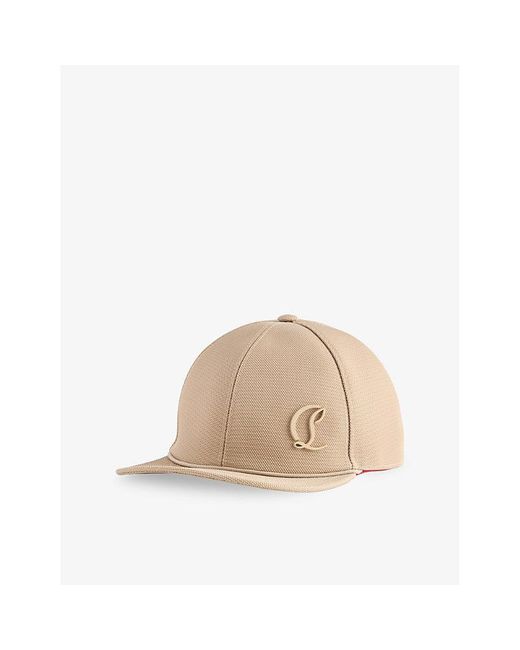 Christian Louboutin Natural Mooncrest Active Tech-Canvas Baseball Cap for men