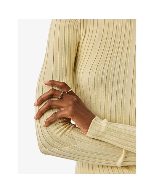 Missoma Metallic Tennis Eternity 18Ct Vermeil Stacking Ring