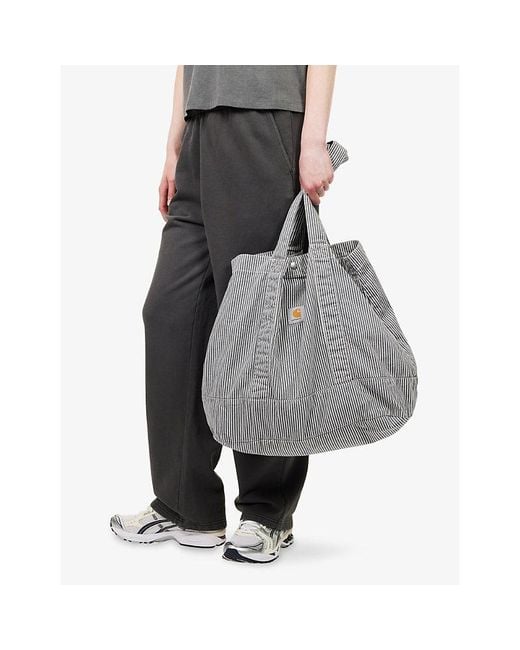 Carhartt Gray Mercer Cotton-Canvas Tote Bag