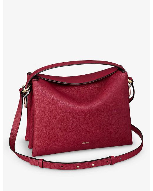 Cartier Red Trinity Leather Cross-body Bag