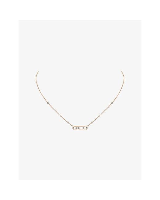 Messika Metallic Move Classique Baby Move 18Ct And 0.14Ct Diamond Necklace
