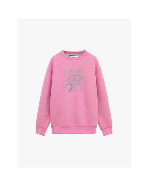 Loewe Pink Sweatshirt for men