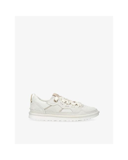 Ugg White Minimel Suede Trainers